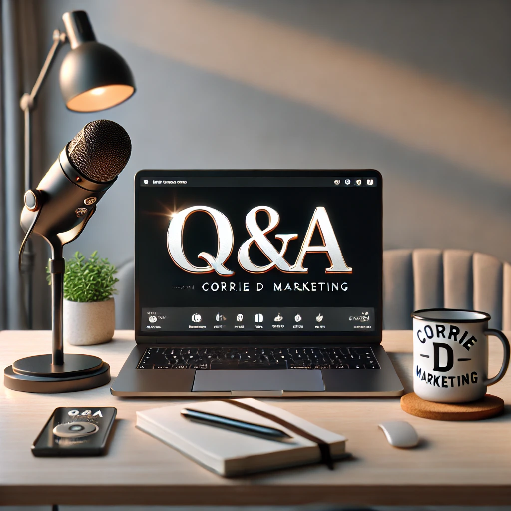 Corrie D Marketing Blog Post Q&A: Why do I need a wordpress blog?